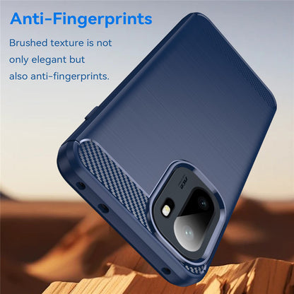 Ovitek za OnePlus 15R, Techsuit, Carbon, Modra