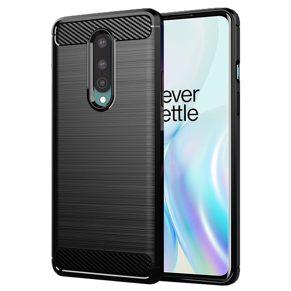 Ovitek za OnePlus 8, Techsuit, Karbon, Črn