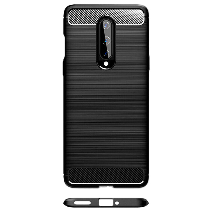 Ovitek za OnePlus 8, Techsuit, Karbon, Črn