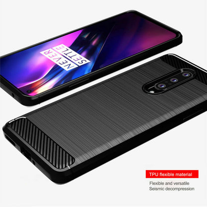 Ovitek za OnePlus 8, Techsuit, Karbon, Črn