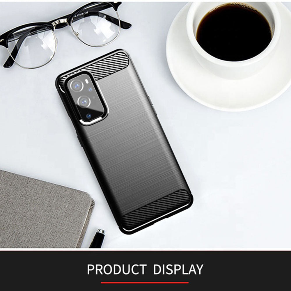 Ovitek za OnePlus 9 Pro, Techsuit, Karbon, Črn