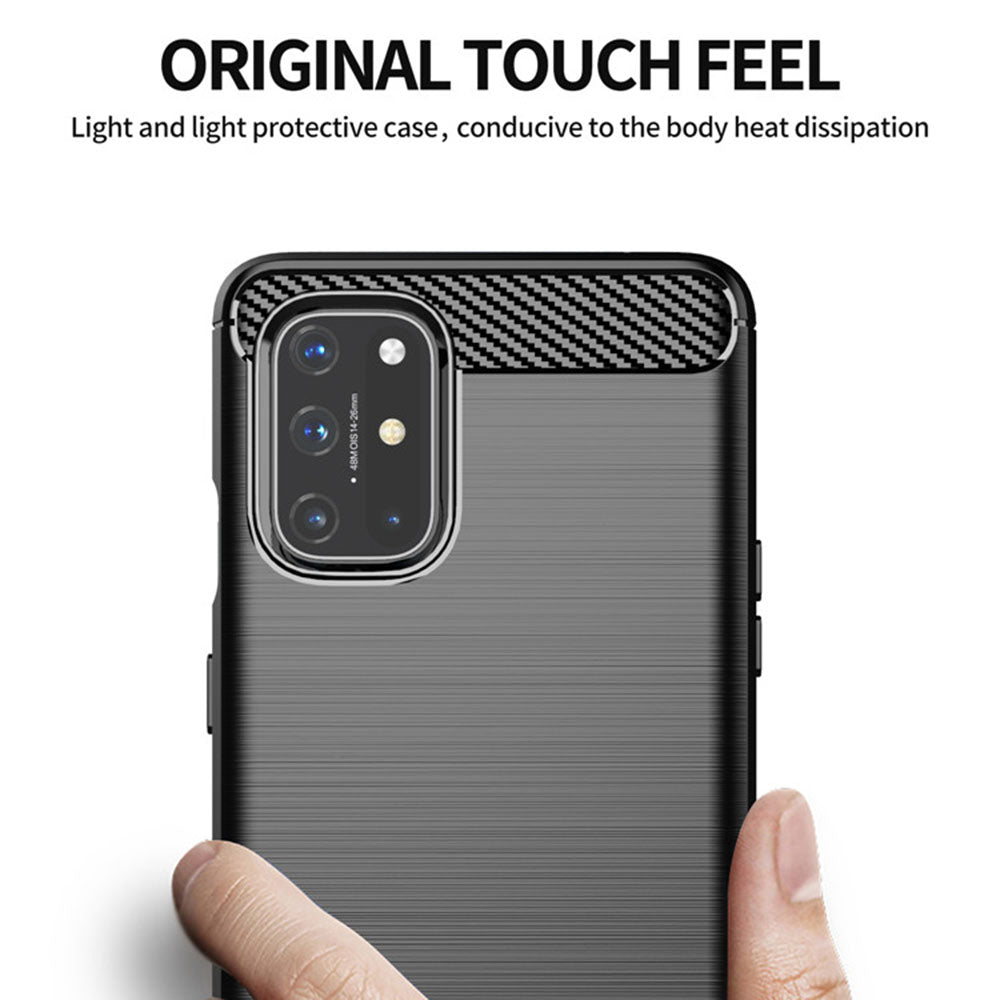 Ovitek za OnePlus 9, Techsuit, Karbon, Črn
