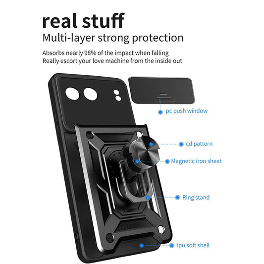 Ovitek za OnePlus Nord 4, Techsuit, CamShield, modra