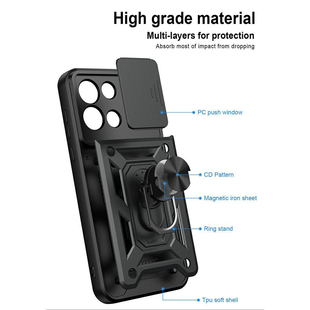 Ovitek za OnePlus Nord 6, Techsuit, CamShield, modra