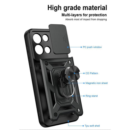 Ovitek za OnePlus Nord 6, Techsuit, CamShield, modra
