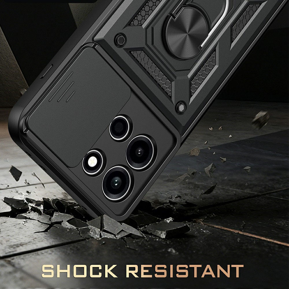 Ovitek za OnePlus Nord 6, Techsuit, CamShield, Črn