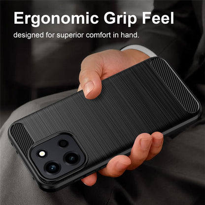 Ovitek za OnePlus Nord 6, Techsuit, Karbon, Modra