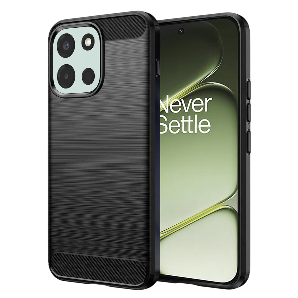 Ovitek za OnePlus Nord 6, Techsuit, Karbon, Črn