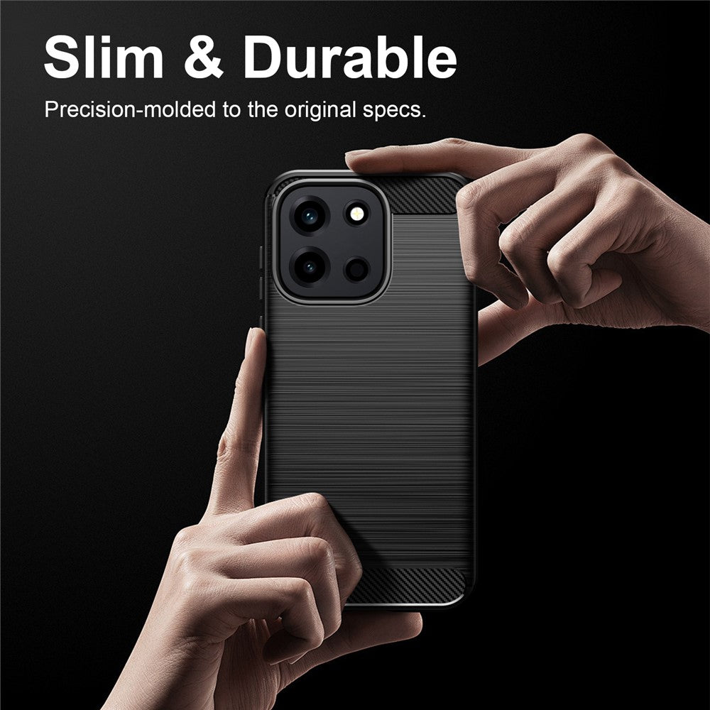Ovitek za OnePlus Nord 6, Techsuit, Karbon, Črn