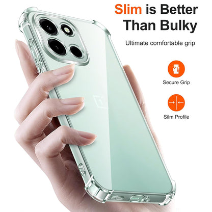 Ovitek za OnePlus Nord 6, Techsuit, Shockproof Clear, Prozoren