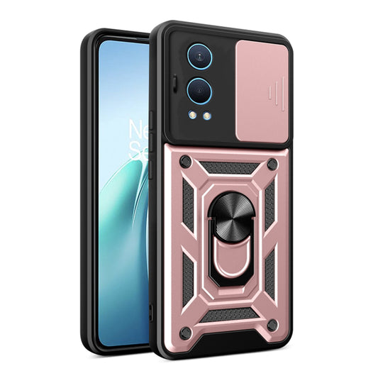 Ovitek za OnePlus Nord CE4 Lite, Techsuit, CamShield, roza