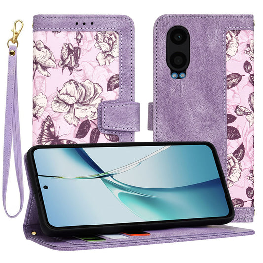 Ovitek za OnePlus Nord CE4 Lite, Techsuit, FlipCraft, Vijoličen