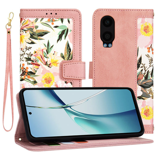 Ovitek za OnePlus Nord CE4 Lite, Techsuit, FlipCraft, roza