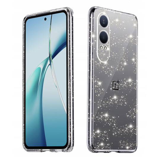Ovitek za OnePlus Nord CE4 Lite, Techsuit, SparkleSkin, Prozoren