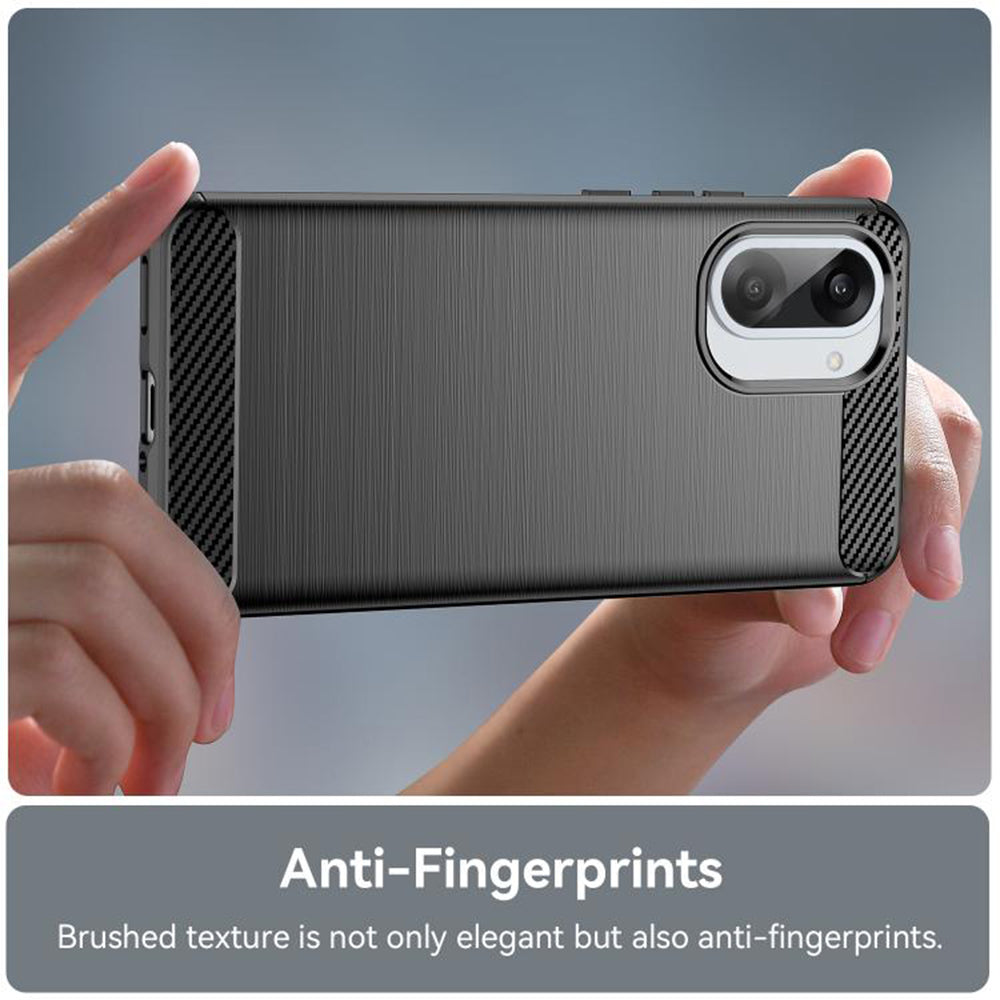 Ovitek za OnePlus Nord CE5, Techsuit, ogljik, črn
