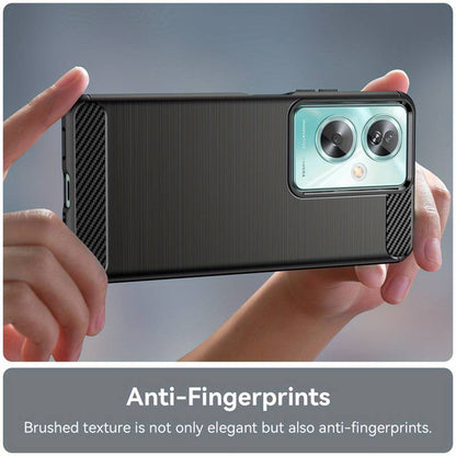 Ovitek za OnePlus Nord N30 SE / Oppo A79, Techsuit, Karbon, Črn