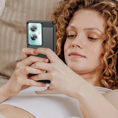 Ovitek za OnePlus Nord N30 SE / Oppo A79, Techsuit, Karbon, Črn