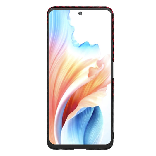 Ovitek za OnePlus Nord N30 SE / Oppo A79, Techsuit, Carbonite FiberShell, Črno Rdeč