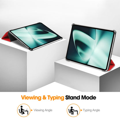 Ovitek za OnePlus Pad, Techsuit, FoldPro, Rdeč