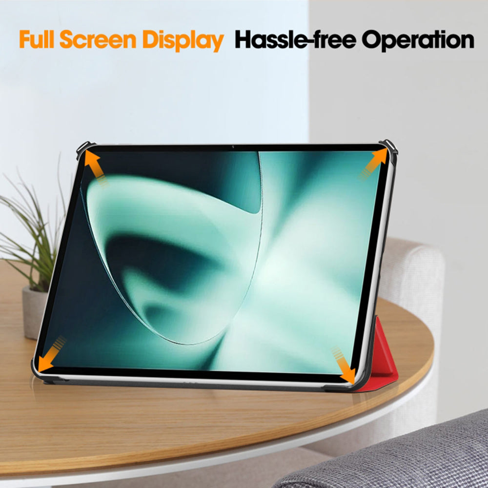 Ovitek za OnePlus Pad, Techsuit, FoldPro, Rdeč
