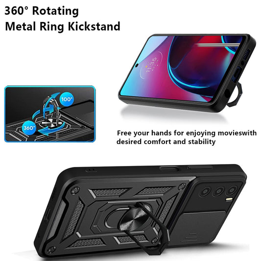 Ovitek za Oppo A16s / A54s / A16, Techsuit, CamShield, Črn