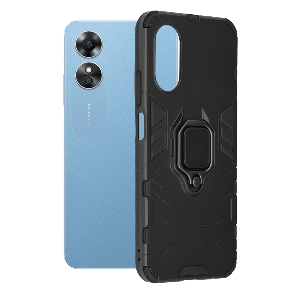 Ovitek za Oppo A17, Techsuit, Shield, Črn