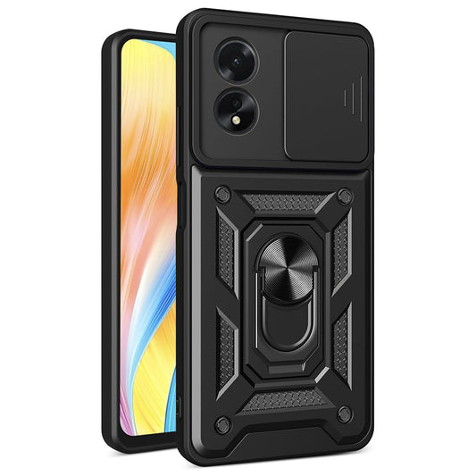 Ovitek za Oppo A18 / A38, Techsuit, CamShield, Črn