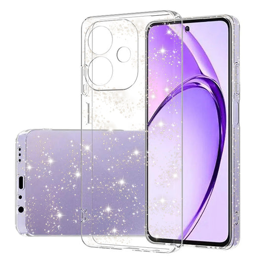 Ovitek za Oppo A3 4G / A3 5G, Techsuit, SparkleSkin, Prozoren
