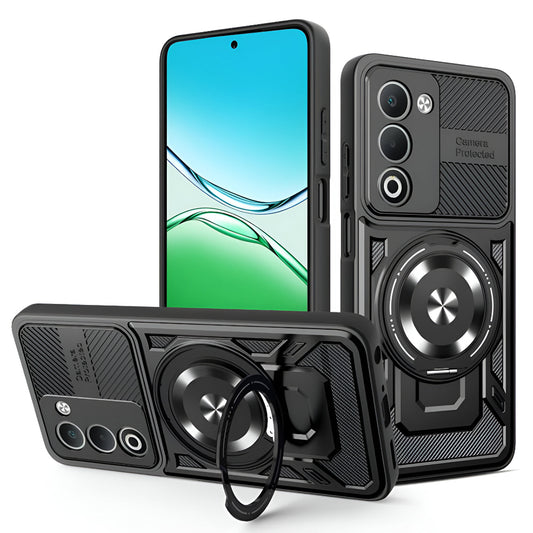 Ovitek za Oppo A5 4G / A5 5G, Techsuit, RuggedCam, Črn