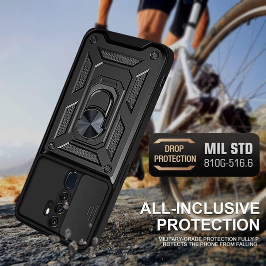 Ovitek za Oppo A5 4G, Techsuit, CamShield, Črn