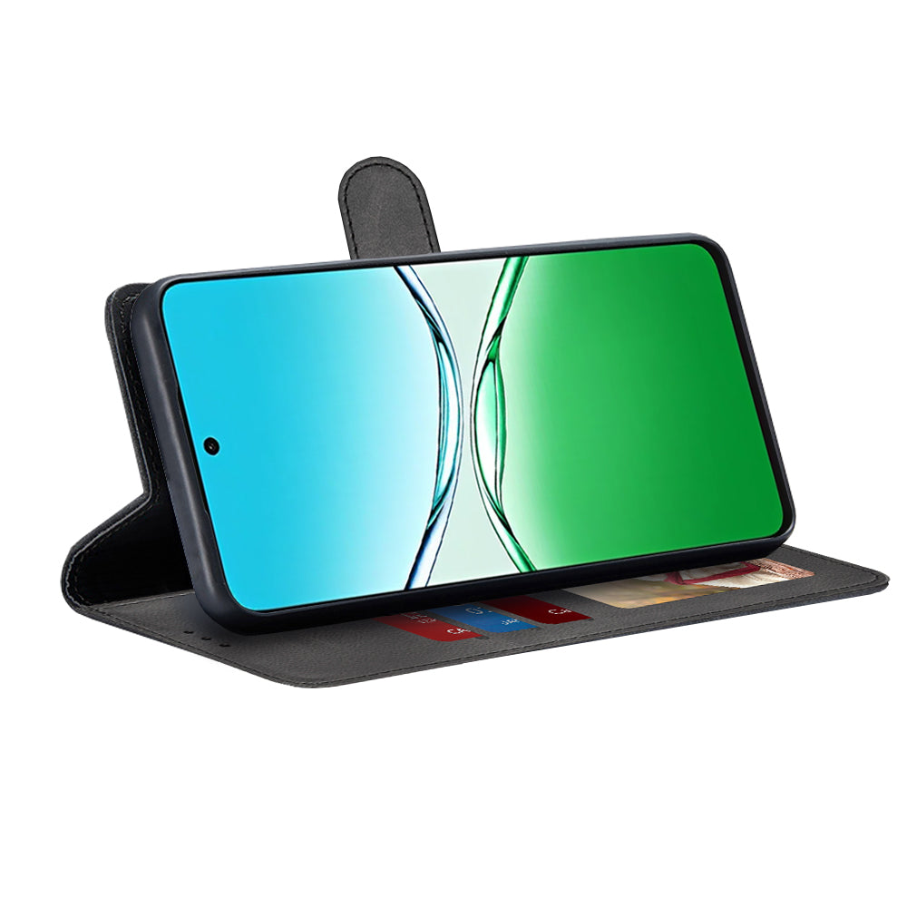 Ovitek za Oppo A5 4G, Techsuit, Diary Book, Črn
