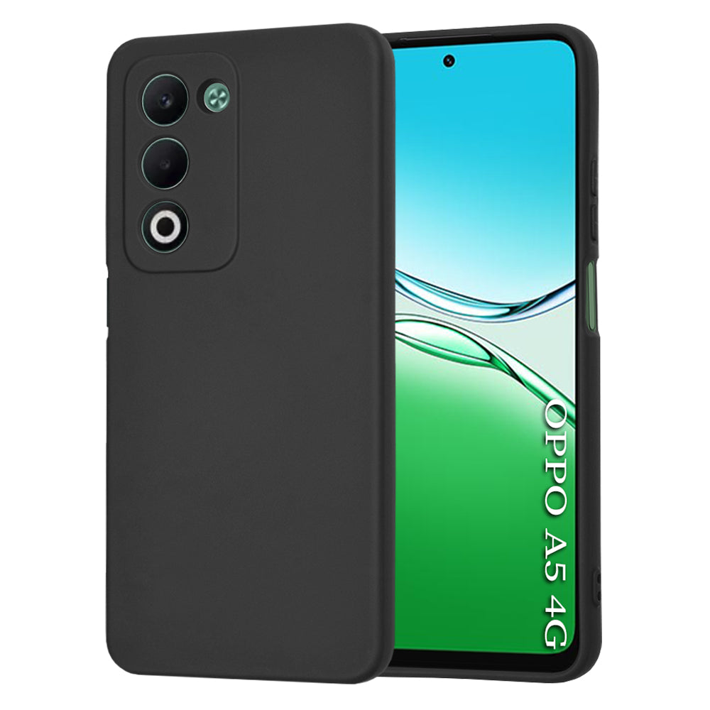 Ovitek za Oppo A5 4G, Techsuit, SoftFlex, črn