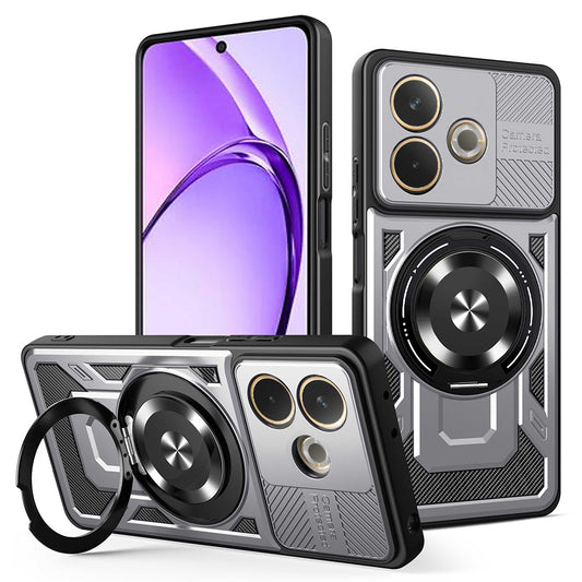 Ovitek za Oppo A5 Pro 4G / A5 Pro, Techsuit, RuggedCam, Siva
