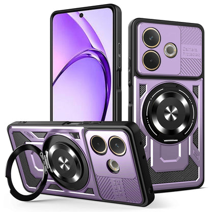 Ovitek za Oppo A5 Pro 4G / A5 Pro, Techsuit, RuggedCam, vijoličen