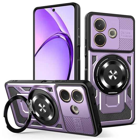 Ovitek za Oppo A5 Pro 4G / A5 Pro, Techsuit, RuggedCam, vijoličen