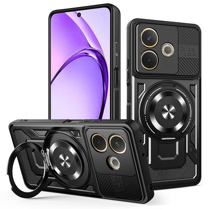 Ovitek za Oppo A5 Pro 4G / A5 Pro, Techsuit, RuggedCam, Črn