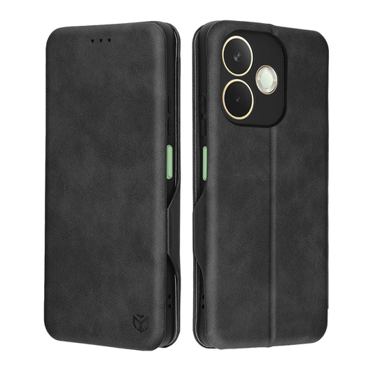 Ovitek za Oppo A5 Pro 4G / A5 Pro, Techsuit, Safe Wallet Plus, Črn