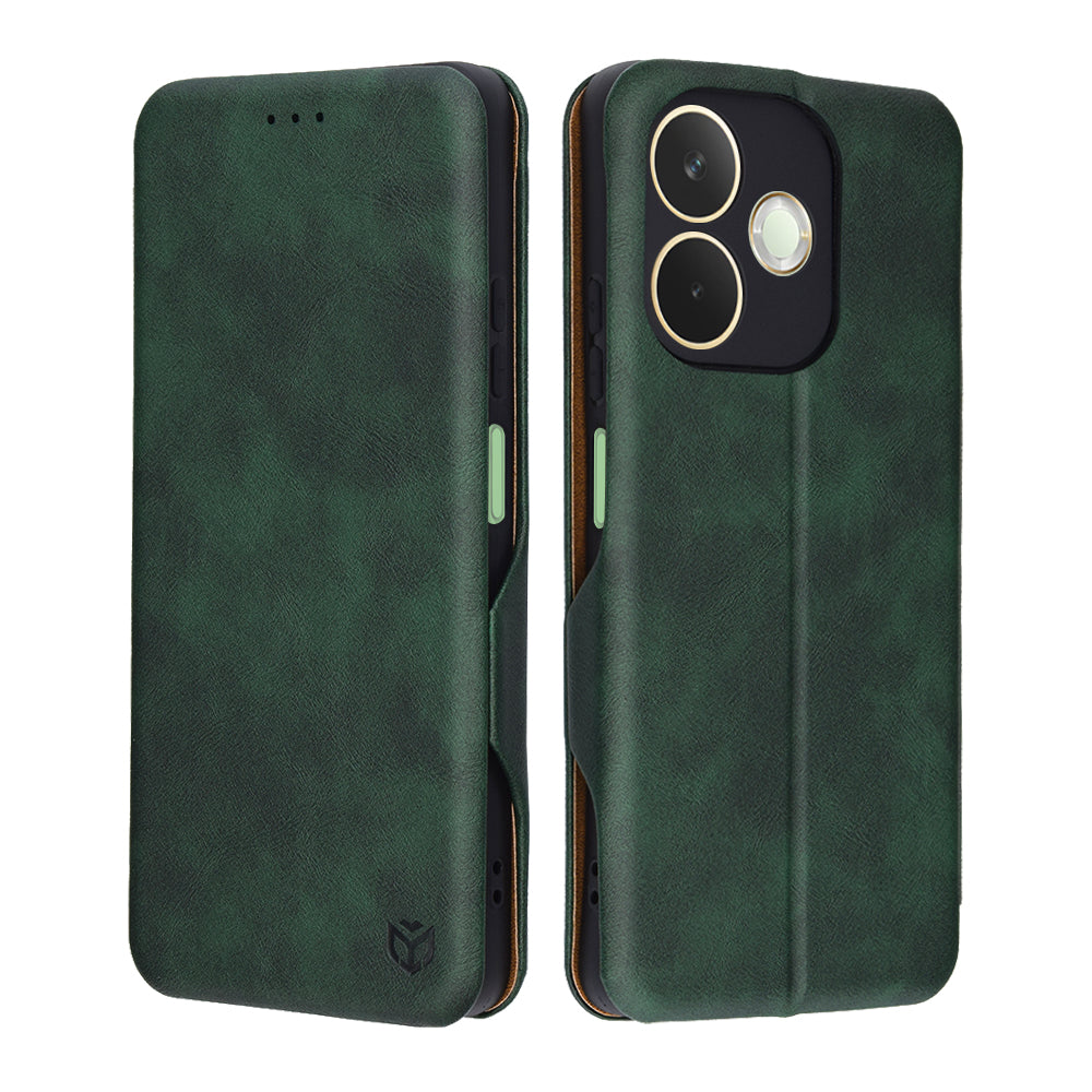 Ovitek za Oppo A5 Pro 4G / A5 Pro, Techsuit, Safe Wallet Plus, Zelen
