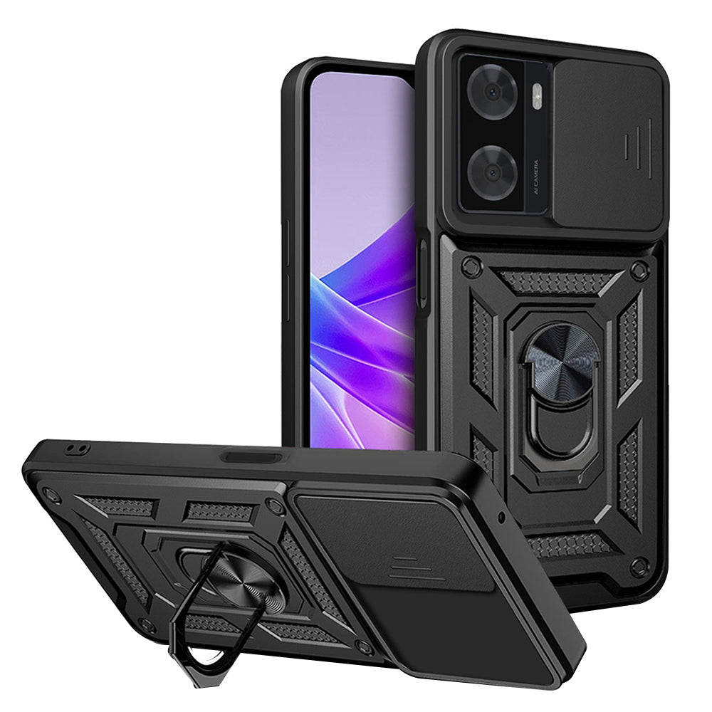 Ovitek za Oppo A57 4G / A57s / Oneplus Nord N20 SE, Techsuit, CamShield, Črn