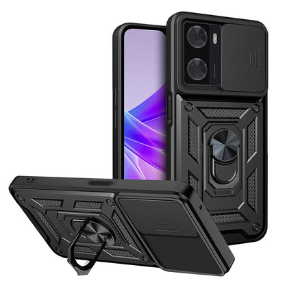 Ovitek za Oppo A57 4G / A57s / Oneplus Nord N20 SE, Techsuit, CamShield, Črn