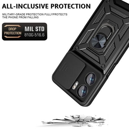 Ovitek za Oppo A57 4G / A57s / Oneplus Nord N20 SE, Techsuit, CamShield, Črn