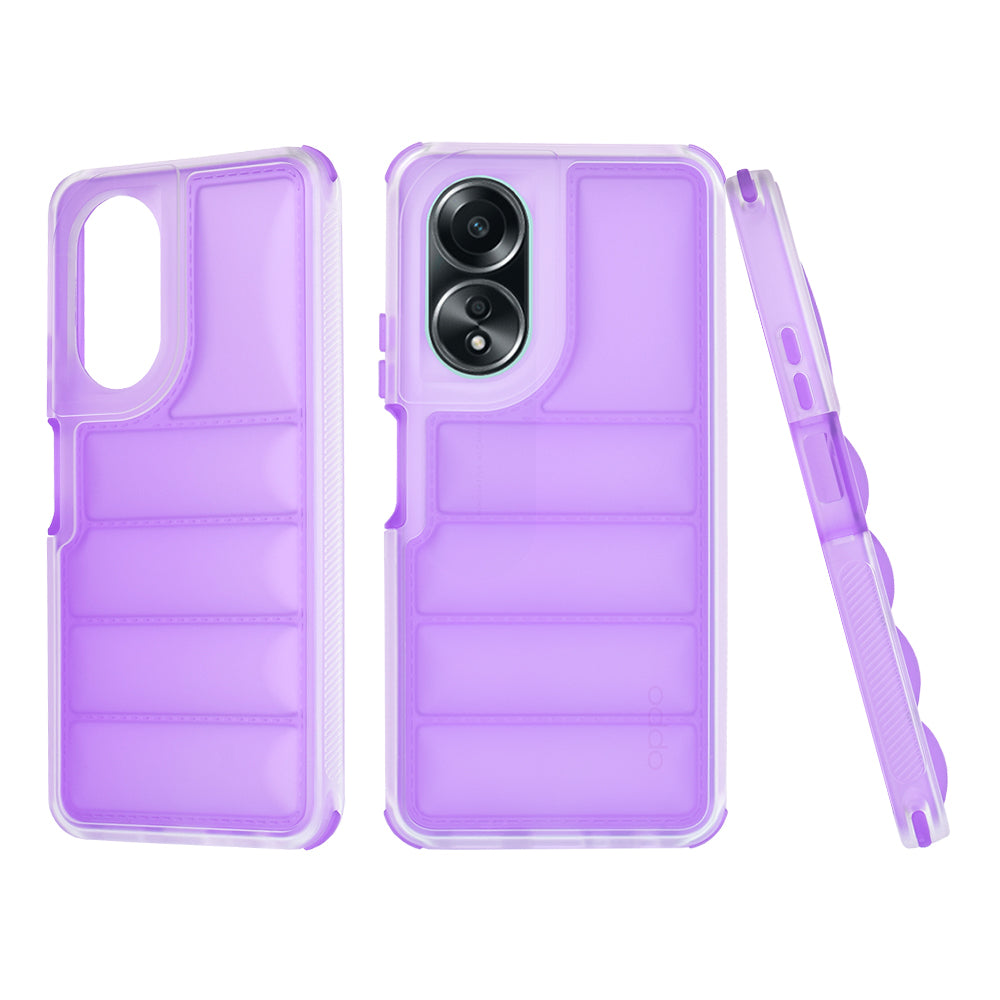 Ovitek za Oppo A58 4G, Techsuit, Wave Shield, vijoličen