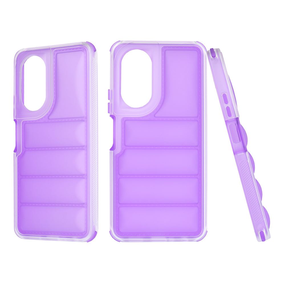 Ovitek za Oppo A58 4G, Techsuit, Wave Shield, vijoličen