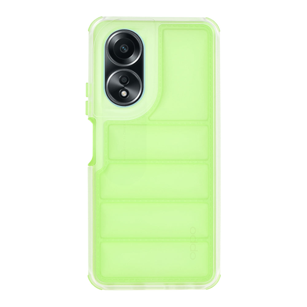 Ovitek za Oppo A58 4G, Techsuit, Wave Shield, Zelen