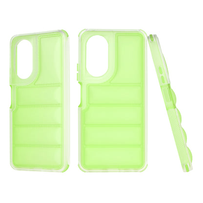 Ovitek za Oppo A58 4G, Techsuit, Wave Shield, Zelen