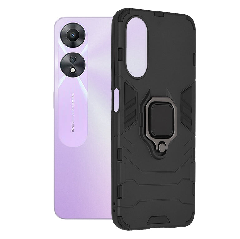 Ovitek za Oppo A58 5G / A78 5G, Techsuit, Shield, Črn