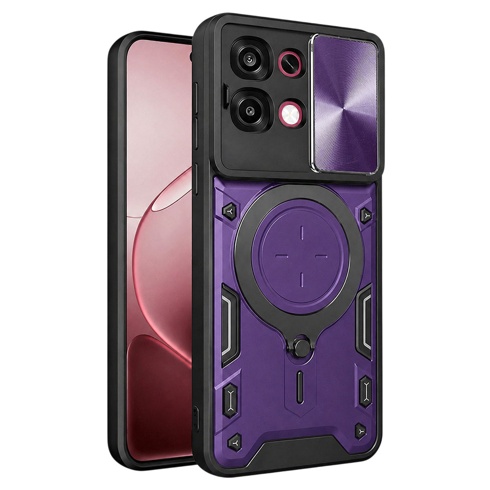 Ovitek za Oppo A6 Pro 5G / A6 Pro 4G, Techsuit, CamGuard Pro, Vijoličen