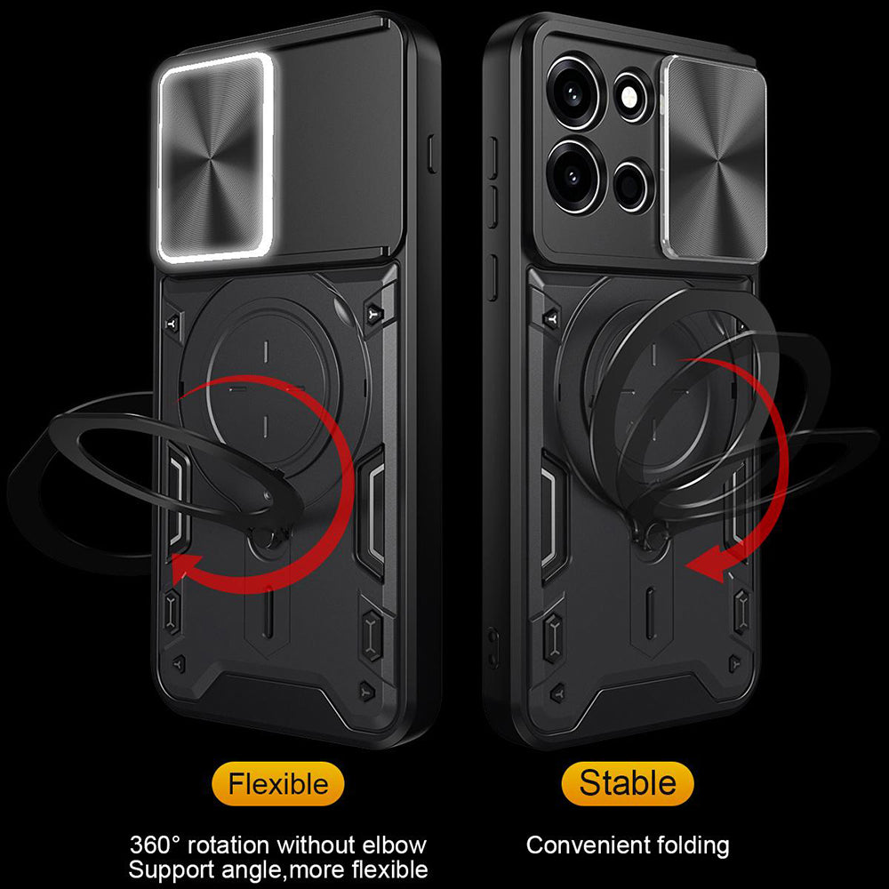Ovitek za Oppo A6 Pro 5G / A6 Pro 4G, Techsuit, CamGuard Pro, Vijoličen