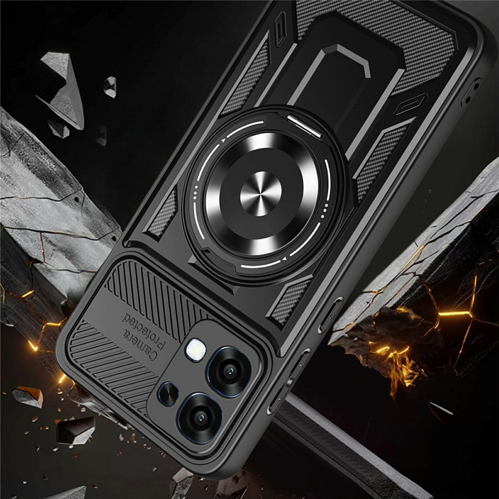 Ovitek za Oppo A6 Pro 5G / A6 Pro 4G, Techsuit, RuggedCam, Modra