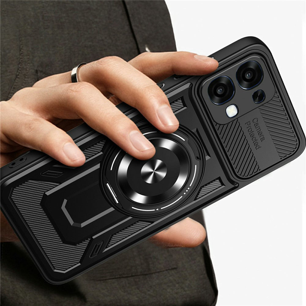 Ovitek za Oppo A6 Pro 5G / A6 Pro 4G, Techsuit, RuggedCam, Modra